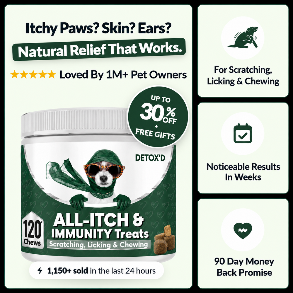 DETOX'D Itch & Allergy Chews