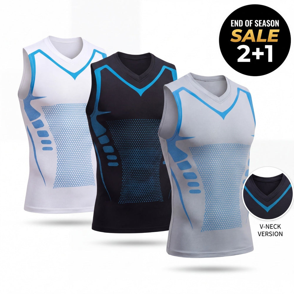 DETOX'D Shaping V-Neck in white, black and grey, End of Season Sale 2+1