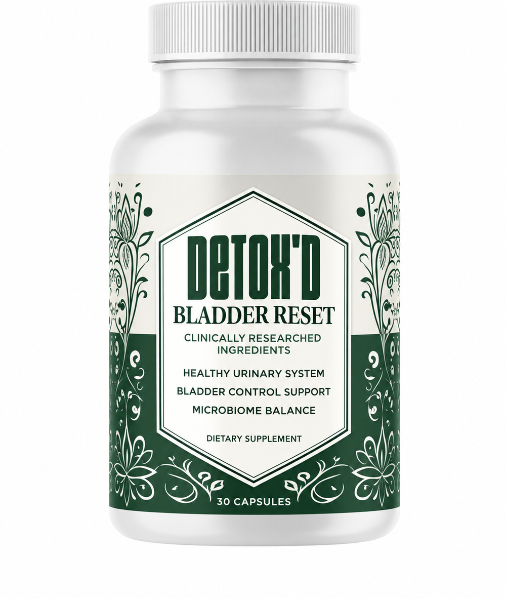 DETOX'D Bladder Reset: laugh, sneeze and sleep without leaks