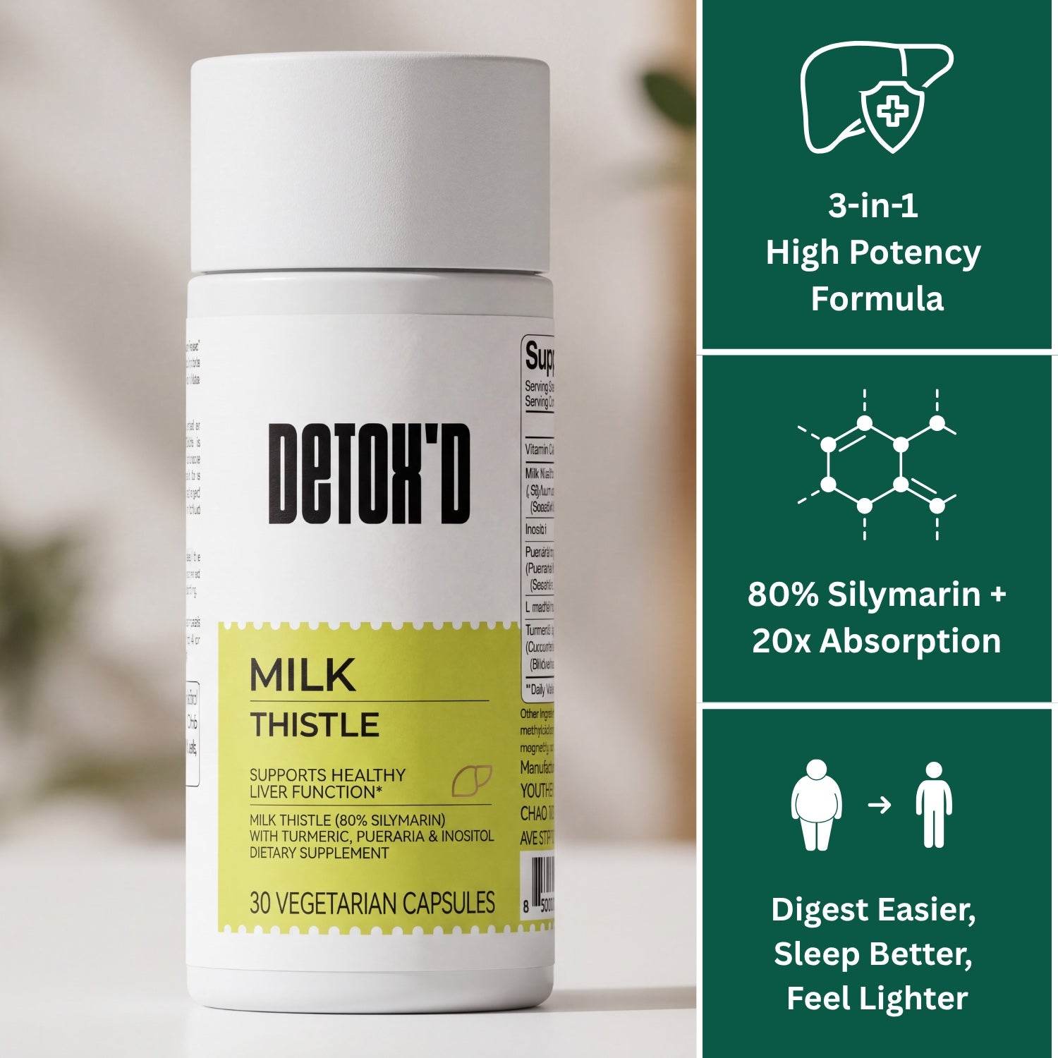DETOX’D Milk Thistle